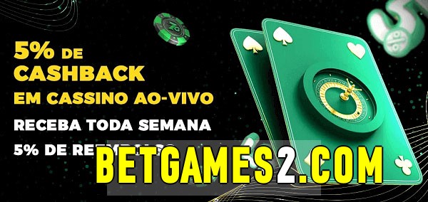 Promoções do cassino ao Vivo Betgames 